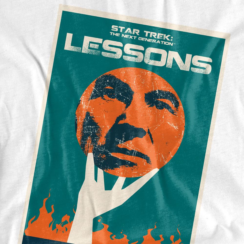 White - Pack Shot - Star Trek Mens The Next Generation Season 6 Episode 19 T-Shirt