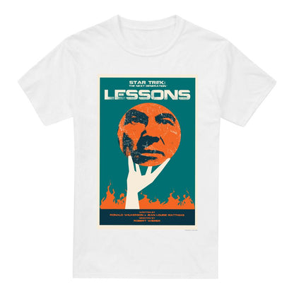 White - Front - Star Trek Mens The Next Generation Season 6 Episode 19 T-Shirt