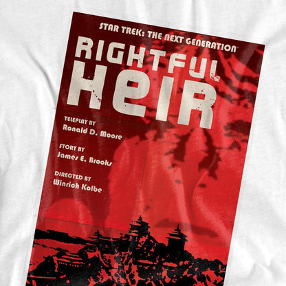 White - Pack Shot - Star Trek Mens The Next Generation Season 6 Episode 23 T-Shirt