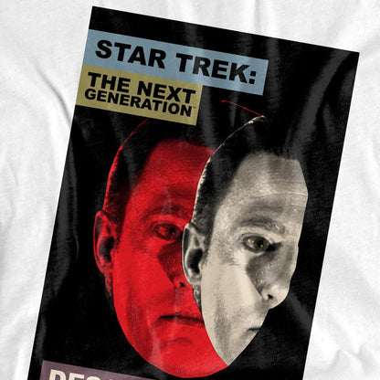 White - Pack Shot - Star Trek Mens The Next Generation Season 6 Episode 26 T-Shirt