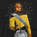 Black - Side - Star Trek Mens 30 Worf T-Shirt