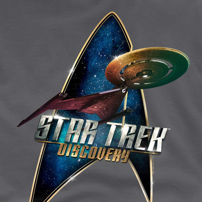 Charcoal - Side - Star Trek: Discovery Mens Deco T-Shirt