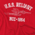 Red - Side - Star Trek Mens Reliant Athletic T-Shirt