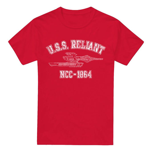 Red - Front - Star Trek Mens Reliant Athletic T-Shirt