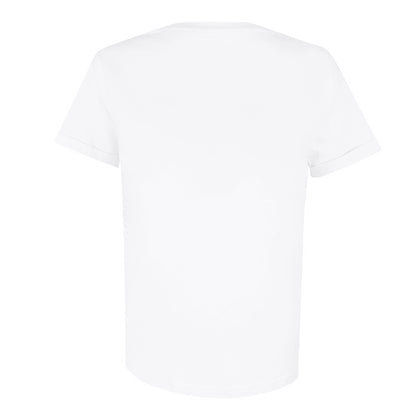 White - Back - Jurassic Park Womens-Ladies Gradient Logo T-Shirt