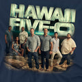 Navy - Side - Hawaii Five-0 Mens Cast T-Shirt