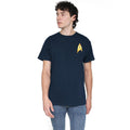 Navy - Side - Star Trek: Discovery Mens Command Badge T-Shirt