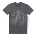 Charcoal - Front - Star Trek: Discovery Mens Enterprise Crest T-Shirt