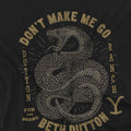 Black - Pack Shot - Yellowstone Mens Beth Dutton T-Shirt