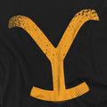 Black - Pack Shot - Yellowstone Mens Large Brand T-Shirt