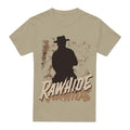 Safari Green - Front - Rawhide Mens T-Shirt