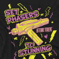 Black - Side - Star Trek Mens Set Phasers T-Shirt