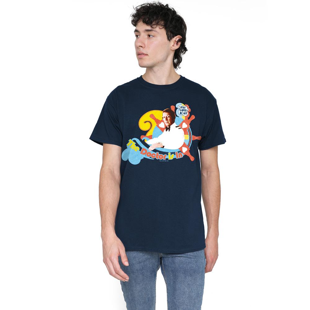 Navy - Lifestyle - The Love Boat Mens The Doctor Is In T-Shirt