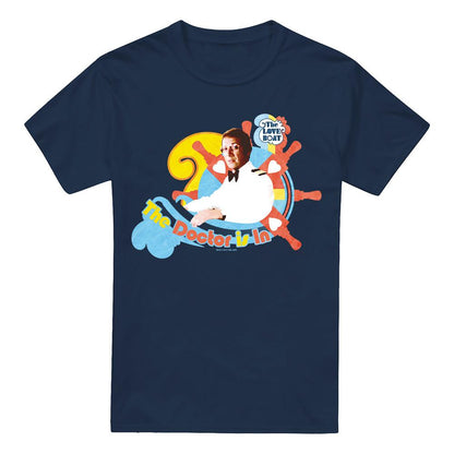 Navy - Front - The Love Boat Mens The Doctor Is In T-Shirt