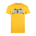 Golden Yellow - Front - Batman Mens Distressed Logo T-Shirt