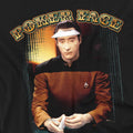 Black - Side - Star Trek Mens Poker Face T-Shirt