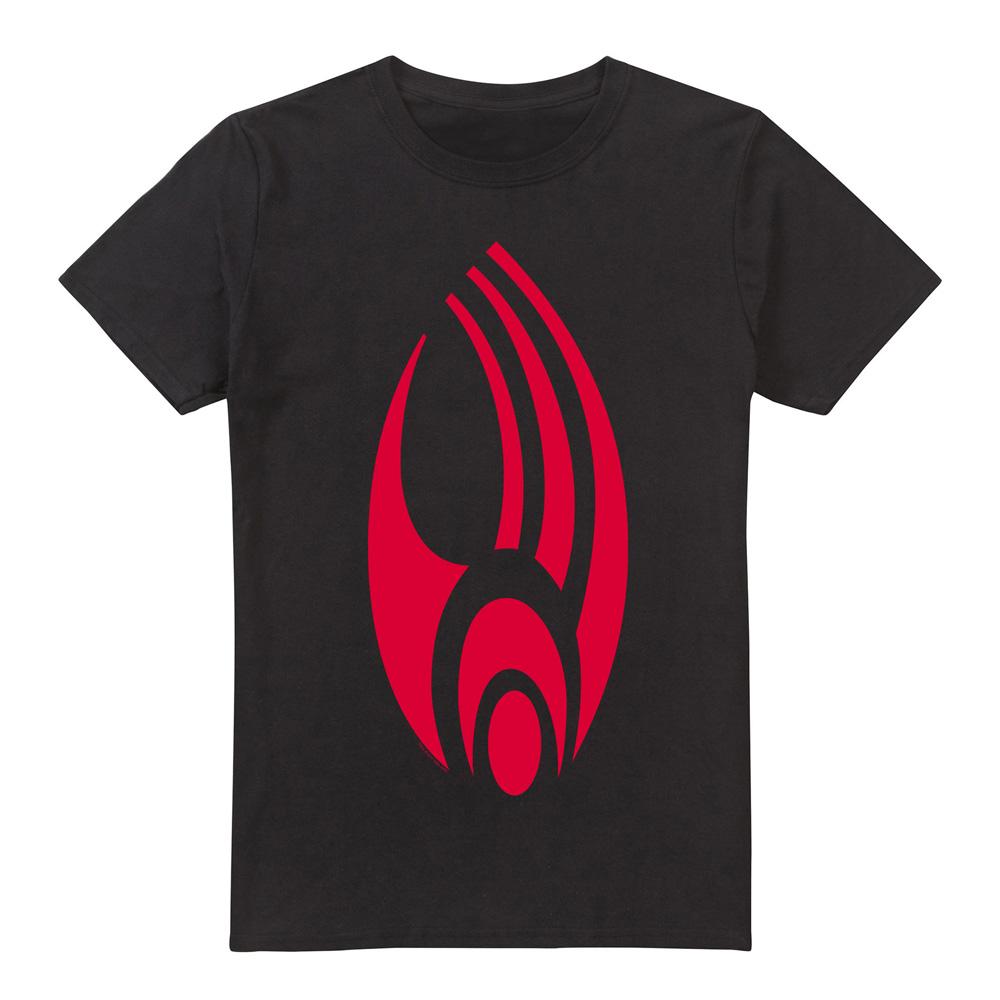 Black - Front - Star Trek Mens Borg Logo T-Shirt