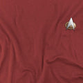 Cardinal - Side - Star Trek Mens The Next Generation Command Emblem T-Shirt