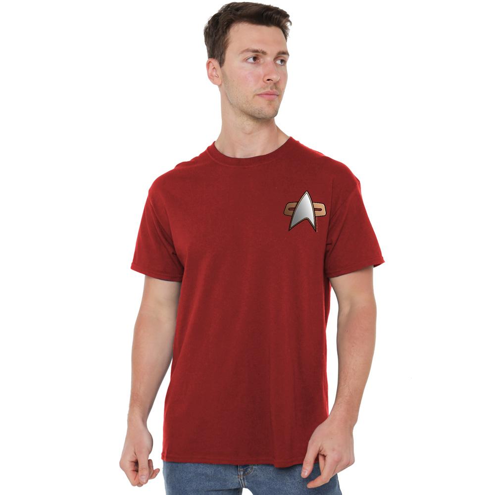 Cardinal - Lifestyle - Star Trek Mens Deep Space Nine Command Emblem T-Shirt