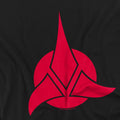 Black - Side - Star Trek Mens Klingon Logo T-Shirt
