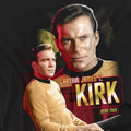Black - Side - Star Trek Mens Captain Kirk T-Shirt