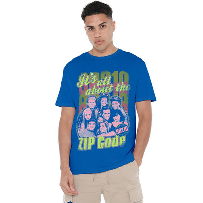 Royal Blue - Lifestyle - 90210 Mens Zip Code T-Shirt