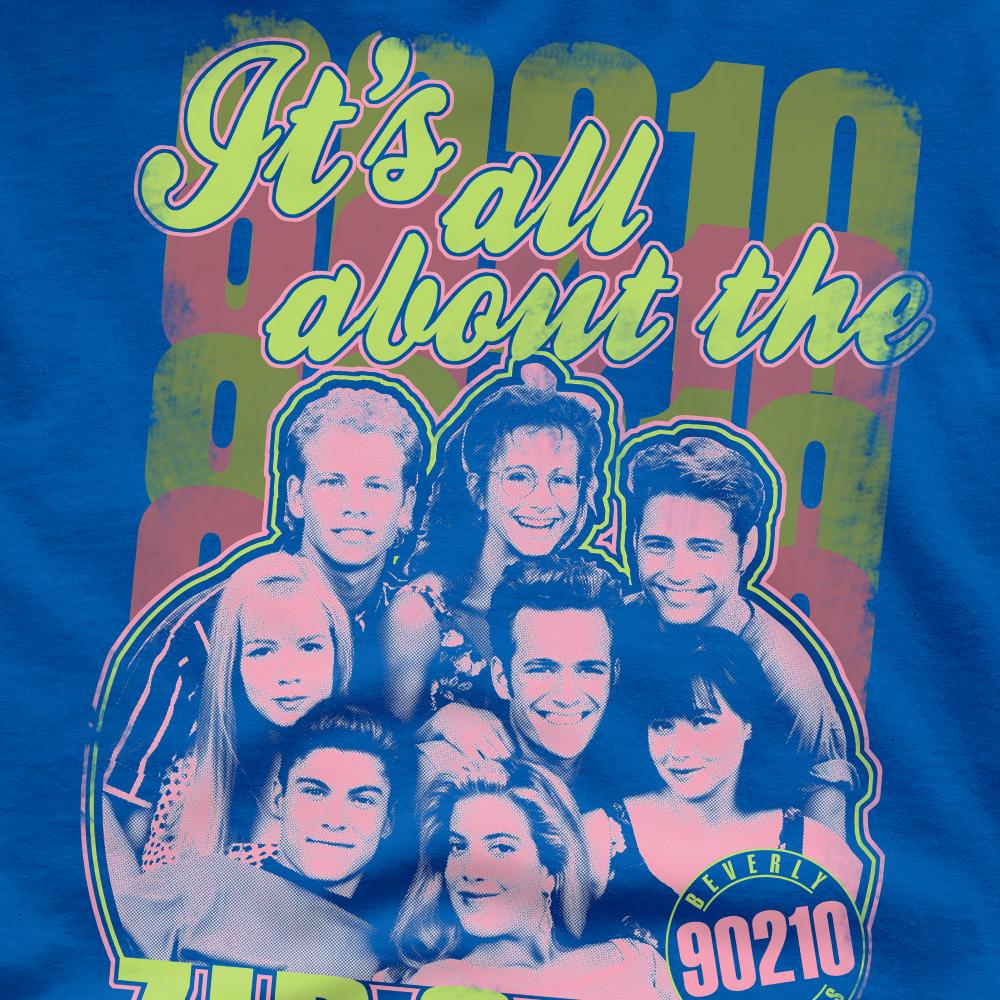 Royal Blue - Pack Shot - 90210 Mens Zip Code T-Shirt