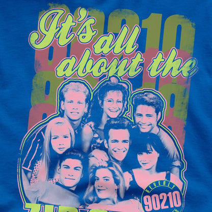 Royal Blue - Pack Shot - 90210 Mens Zip Code T-Shirt
