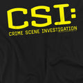 Black - Pack Shot - CSI Mens Logo T-Shirt
