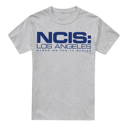 Sport Heather - Front - NCIS: Los Angeles Mens Logo T-Shirt