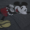 Dark Heather - Side - Disney Womens-Ladies Mickey Mouse Vintage T-Shirt