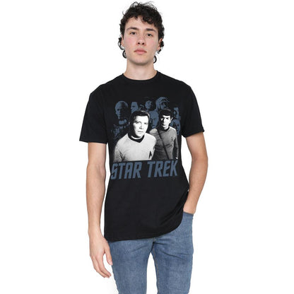 Black - Lifestyle - Star Trek Mens Kirk Spock & Company T-Shirt