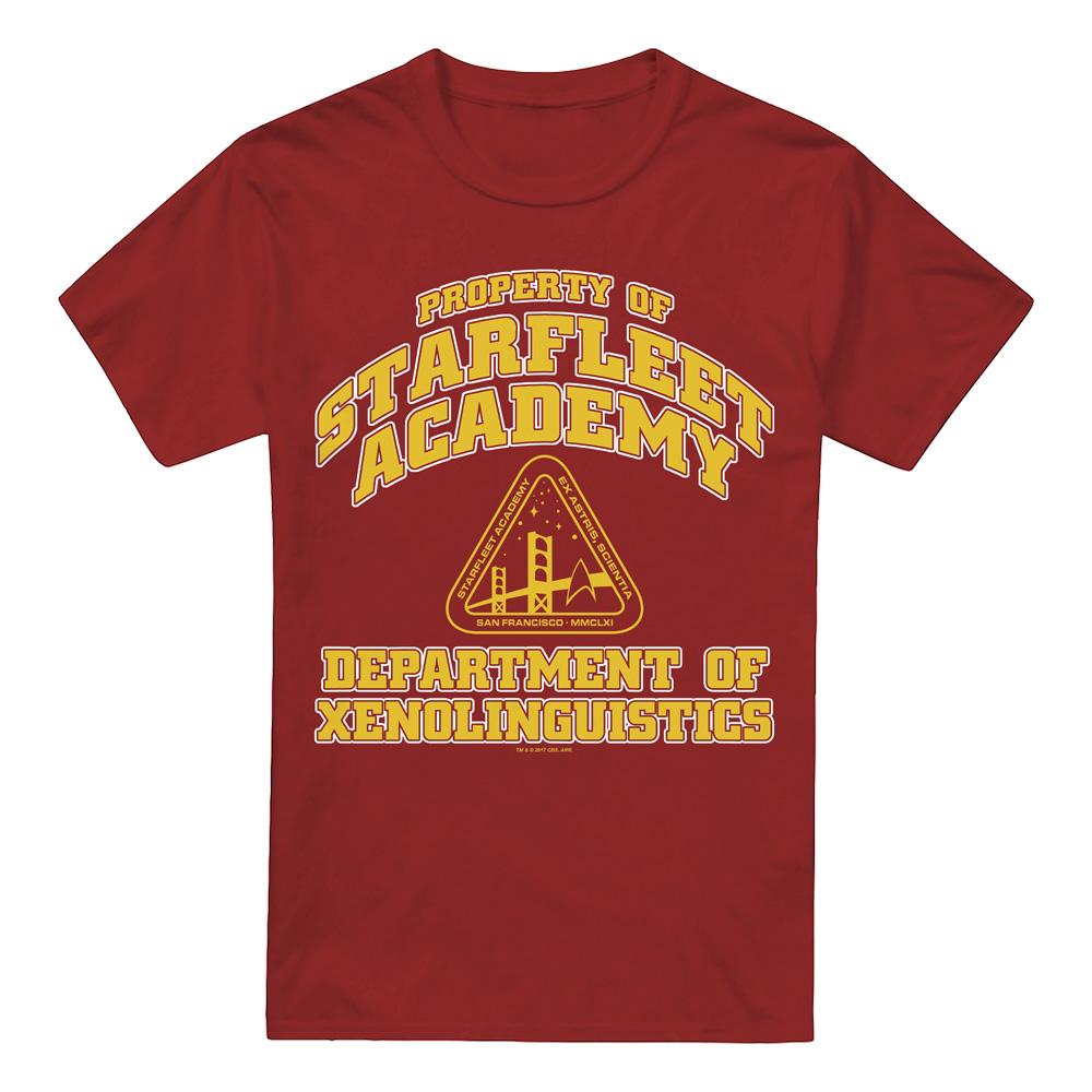Cardinal - Front - Star Trek Mens Xenolinguistics T-Shirt