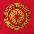 Red - Side - Star Trek Mens Engineering T-Shirt