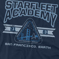 Navy - Side - Star Trek Mens Starfleet Academy Earth T-Shirt