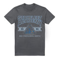 Charcoal - Front - Star Trek Mens Starfleet Academy Earth T-Shirt