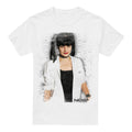 White - Front - NCIS Mens Abby Skulls T-Shirt
