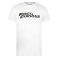 White - Front - Fast & Furious Mens Logo T-Shirt