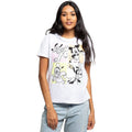 White - Side - Mickey Mouse & Friends Womens-Ladies Graphic Print T-Shirt