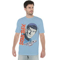 Light Blue - Lifestyle - Star Trek Mens Spock Vintage T-Shirt