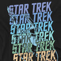 Black - Side - Star Trek Mens Enterprise Multi Logo T-Shirt