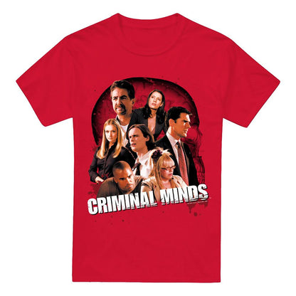 Red - Front - Criminal Minds Mens Brain Trust T-Shirt