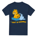 Navy - Front - Garfield Mens I Don´t Do Mornings T-Shirt