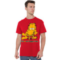 Red - Lifestyle - Garfield Mens Happy Face T-Shirt