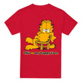 Red - Front - Garfield Mens Happy Face T-Shirt
