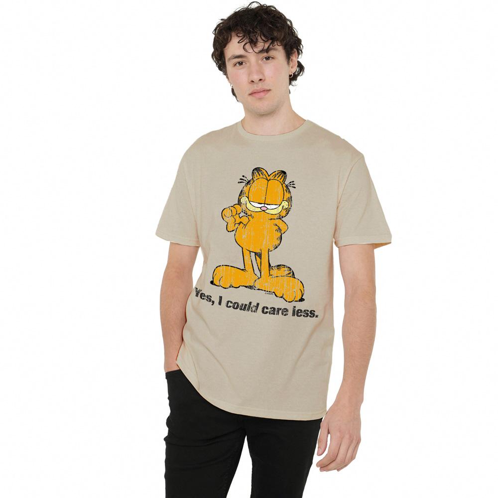 Sand - Lifestyle - Garfield Mens Yes I Could Care Less T-Shirt