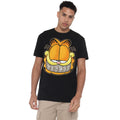 Black - Side - Garfield Mens Nice Grill T-Shirt