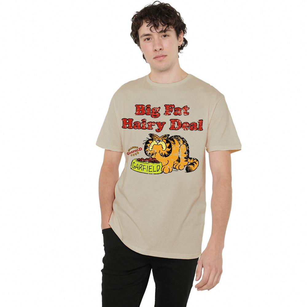 Sand - Lifestyle - Garfield Mens Big Fat Hairy Deal T-Shirt