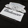 Black - Side - Budweiser Mens Label Hoodie