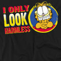 Black - Pack Shot - Garfield Mens I Only Look Harmless T-Shirt